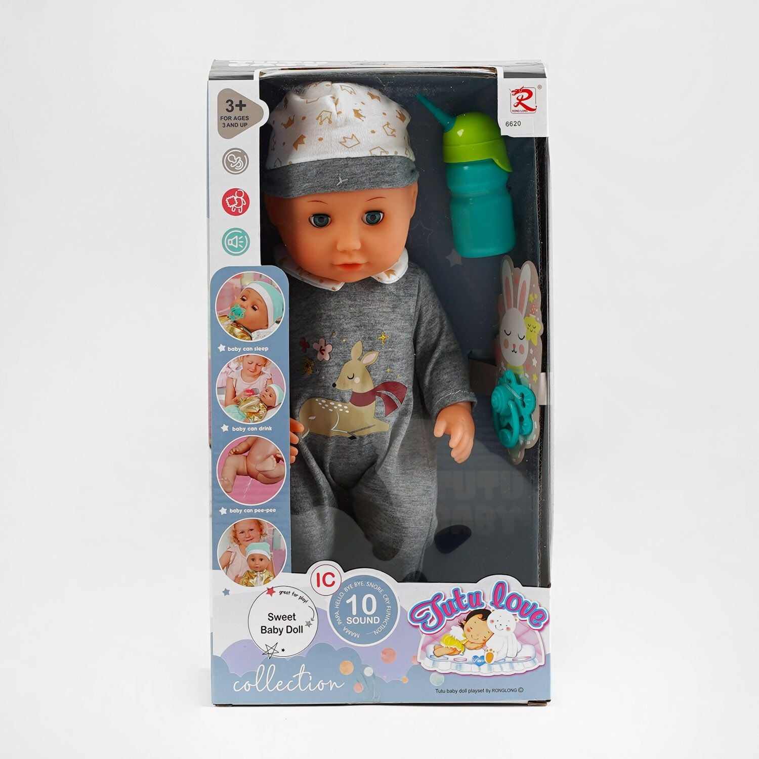 Пупс Tutu Love з аксесуарами у коробці 20*37*11см 6620 Китай