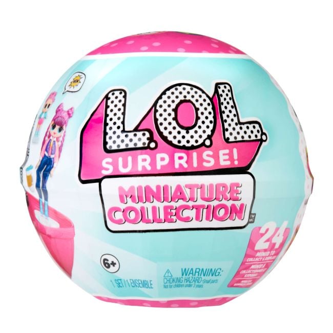 Лялька LOL серія SURPRISE Miniature Collectionз аксесуарами куля 7см 590606 kiddisvit