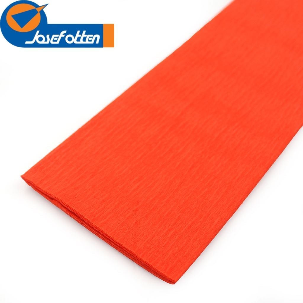 Папір крепований 110% темно-помаранчевий 42г/м 50*200см. KR110-8024 Josefotten