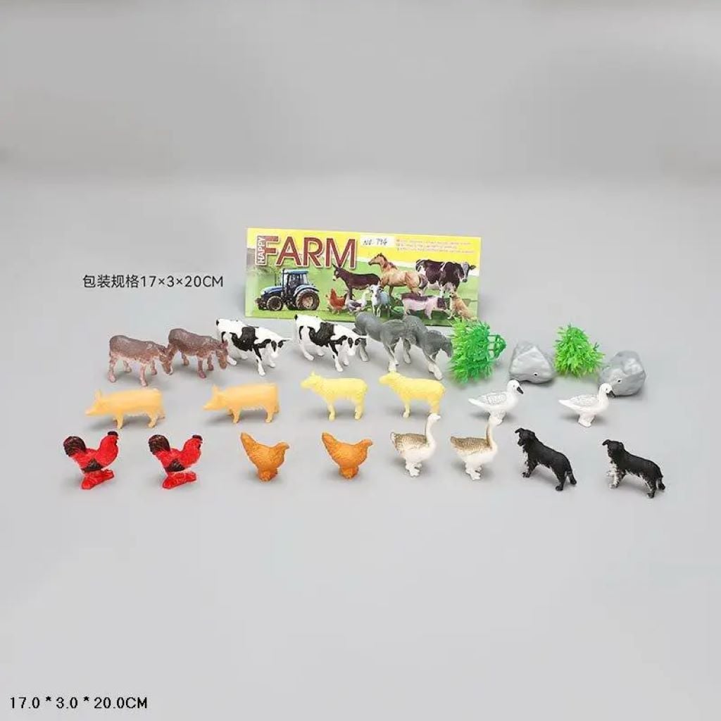 Домашні тварини дрібні набір  пакет 17*17см 794 Китай