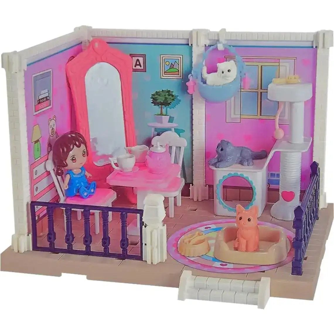 Меблі кімната Pet Party аксесуари в коробці 16,5*24*8см 686-004 Китай