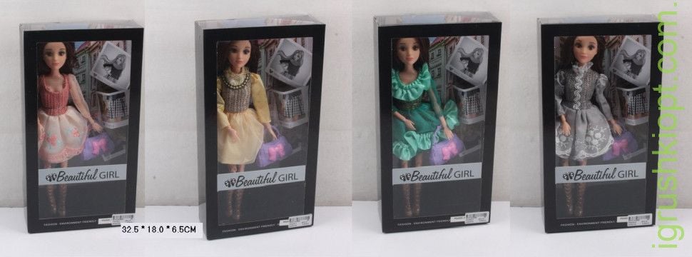 Лялька Beautiful Girl на шарнірах у коробці 32,5*17.5*6.5см PS2005-1/2/3/4 Китай