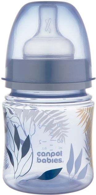 Пляшка антиколікова з широким отвором 120мл Easystart GOLD блакитна 35/239_blu canpol