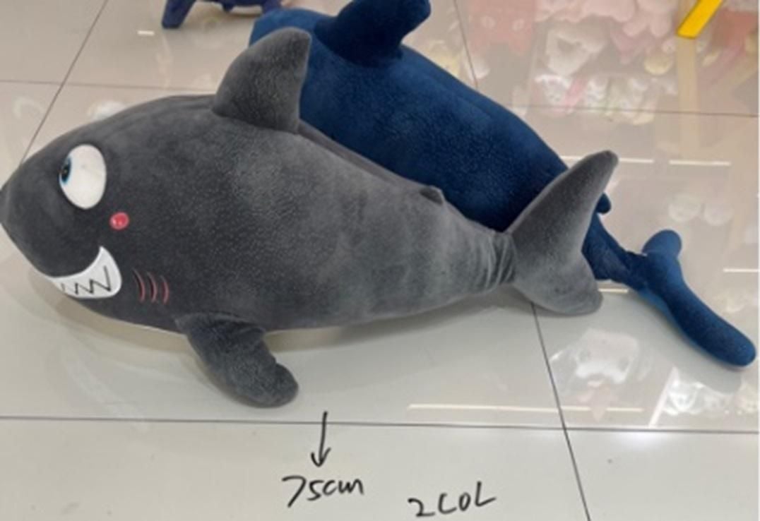 М'яка іграшка Акула 55см 2 кольори K15250 Китай