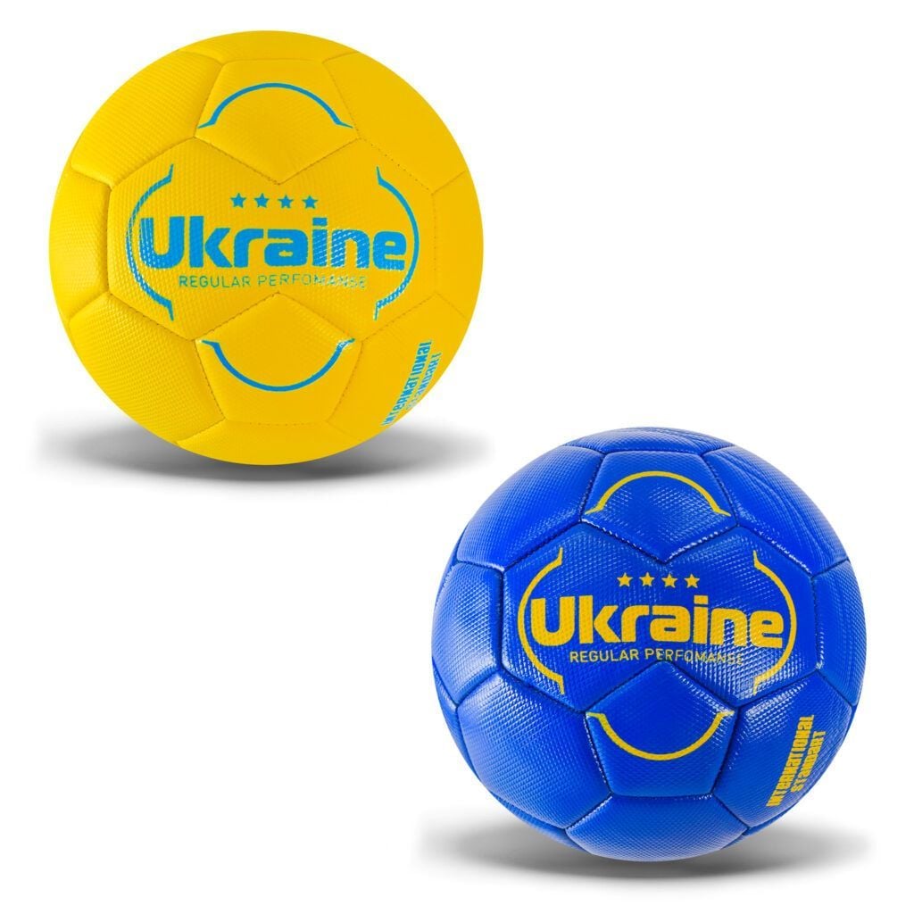 М'яч футбольний №3 280гр PU Ukraine мікс кольорів у сітці FB24501 країна іграшок