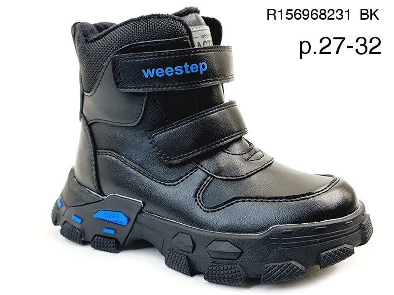 Чоботи р27-32 хлоп зима на липучці хутро 68231 Weestep 27р