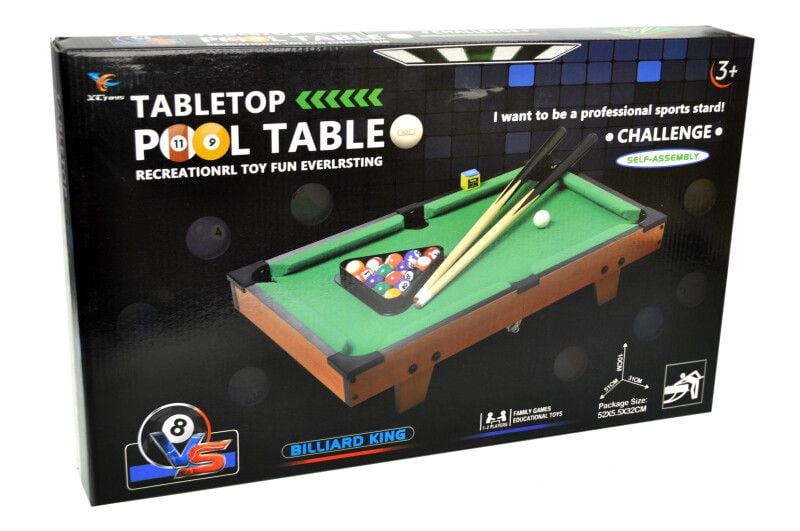 Більярд настільний дерево коробка 50*32*5,5 см 2384 Китай