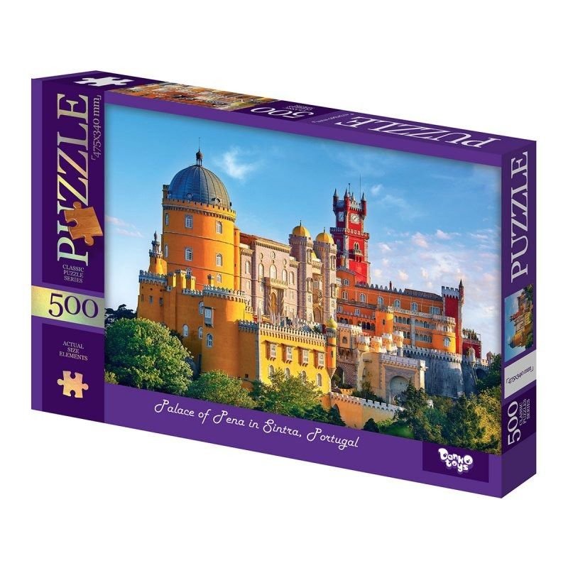 Пазли 500д Palace of Pena in Sintra Portugal475*340 коробка 35*24*3см C500-15-06 danko toys