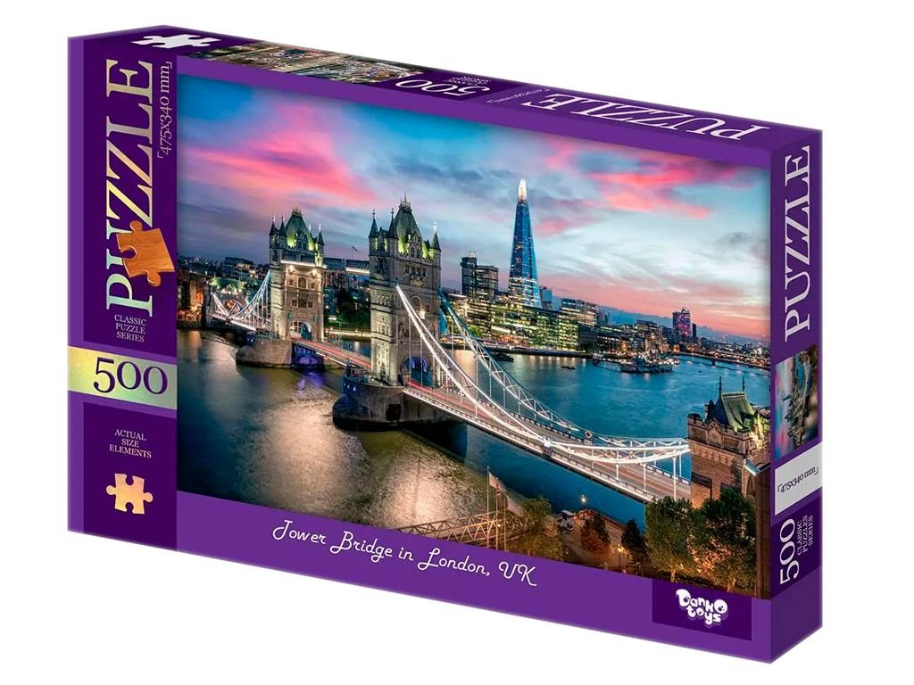 Пазли 500д Jower Bridge in London 475*340 коробка 35*24*3см C500-15-08 danko toys