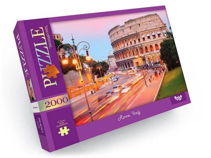 Пазли 2000ел Rome Itali 660*940 коробка 35*26*4см C2000-01-08 danko toys