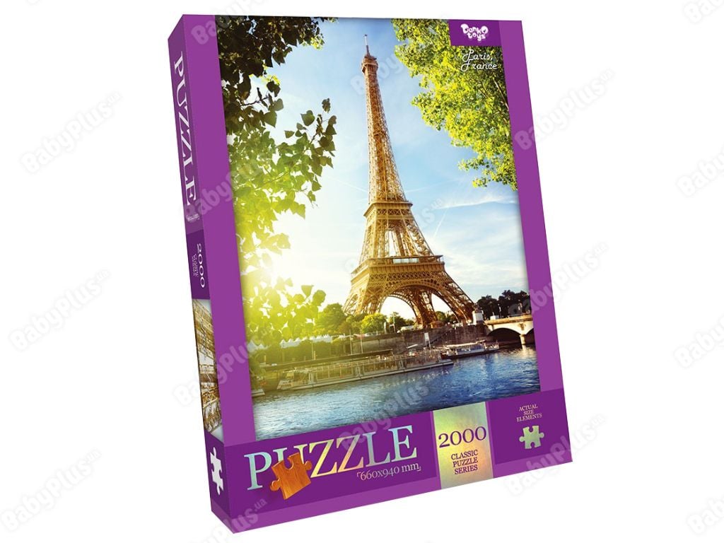 Пазли 2000ел Paris France 660*940 коробка 35*26*4см C2000-01-07 danko toys