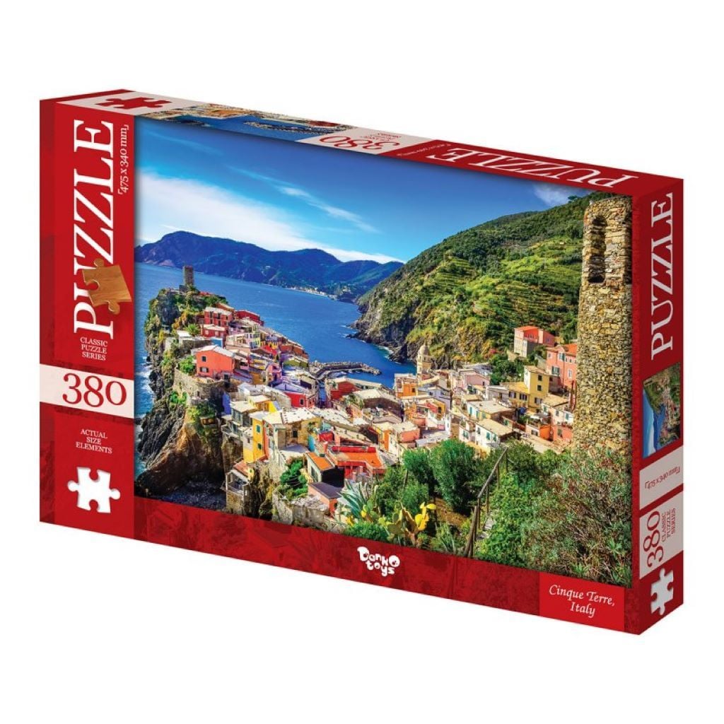 Пазли 380д Cingue Terre Italy 475*340 коробка 35*24*3см C380-06-05 Danko toys