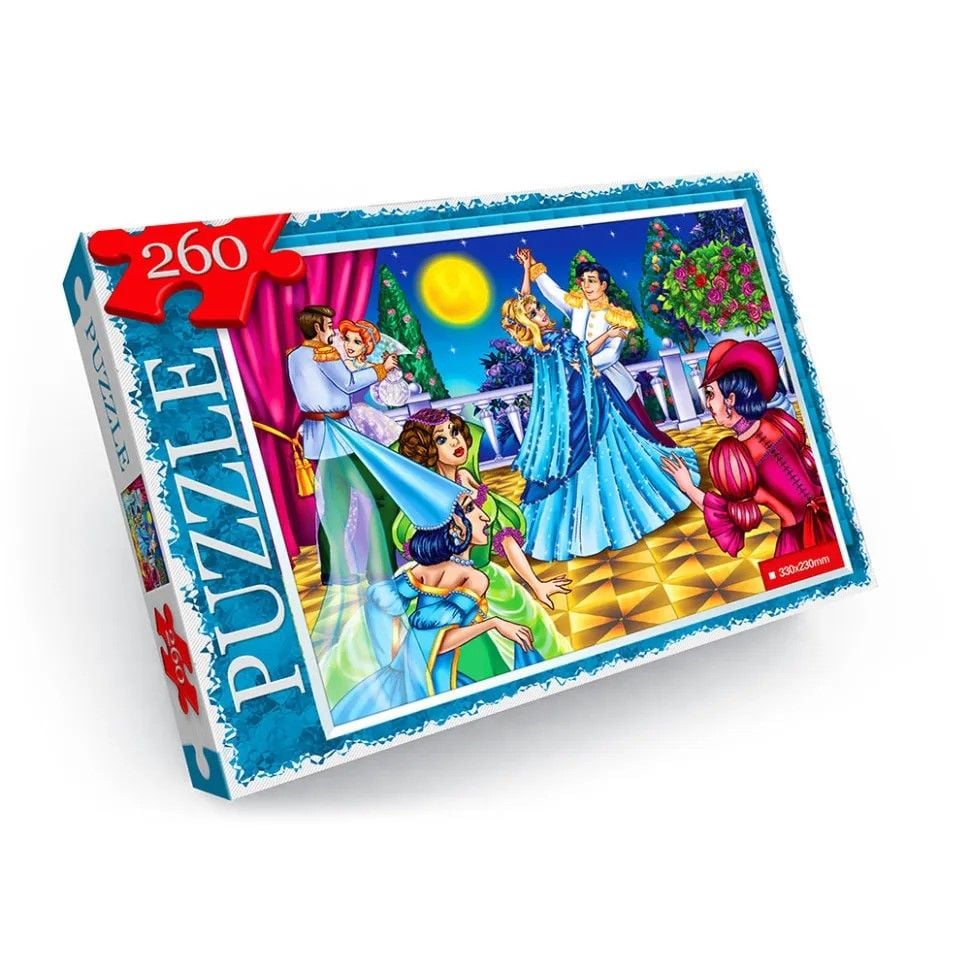 Пазли 260д герої мульт Попелюшка коробка C260-12-13 danko toys