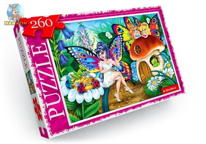 Пазли 260д герої мульт Феї коробка C260-12-07 danko toys