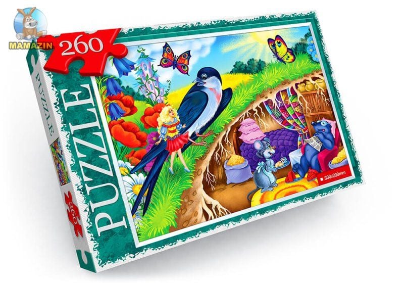 Пазли 260д Дюймовочка коробка C260-12-12 danko toys