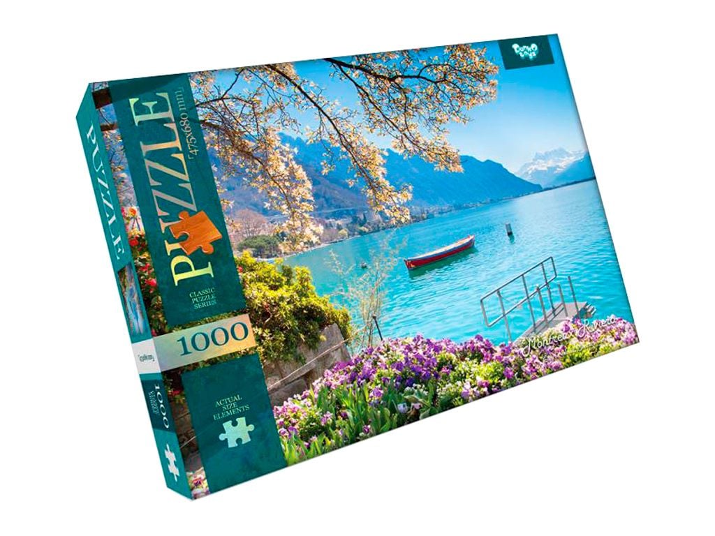 Пазли 1000д Montreux Riviera 475*680 коробка 37*28*4см C1000-10-02 danko toys
