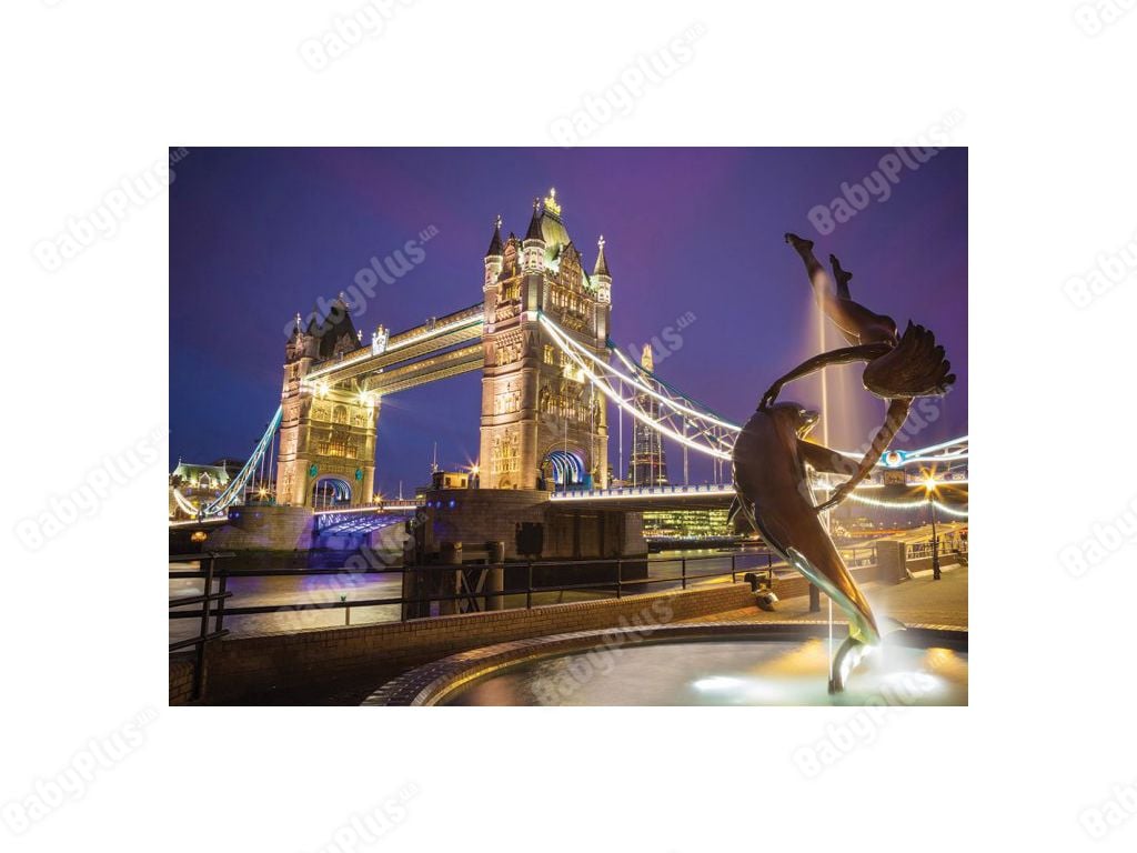 Пазли 1000д Jower Bridge at night 475*680 коробка 37*28*4см C1000-10-01 danko toys