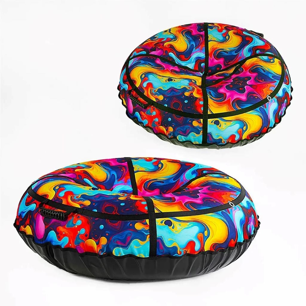 Санки Тюбінг надувні d1.2м колір Абстракція пакет 33872 Україна