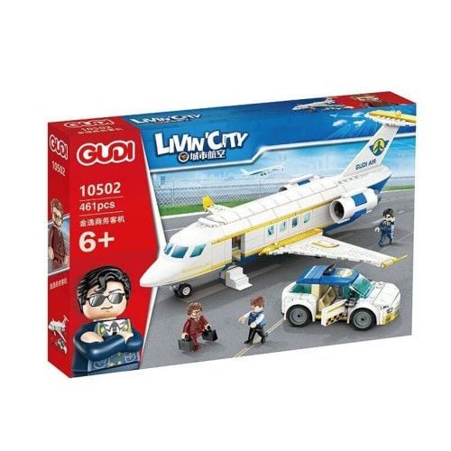 Конструктор 461д Літак фігурки коробка 10502 GUDI
