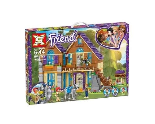 Конструктор 796д Friends Будинок кінь фігурки в коробці 53*38*6,5см 3020 Китай