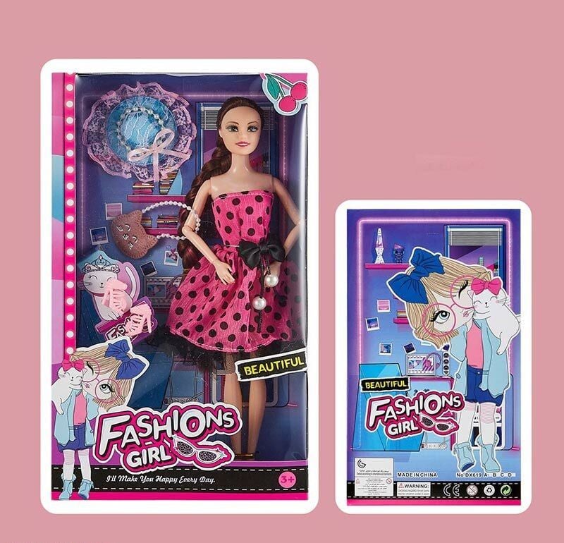 Лялька типу Барбі 30см Beautiful аксесуари коробка F7298 Китай