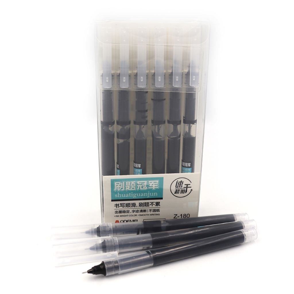 Ручка ролер 0,5мм чорнильна синя/чорна Z-180 Aodemei