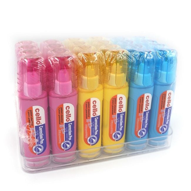 Коректор ручка 12мл з металевим клапаном CL-808 Cello