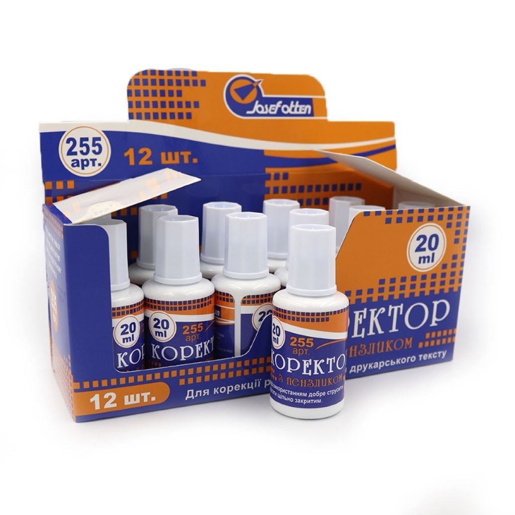 Коректор 20мл з пензликом 255 Josefotten