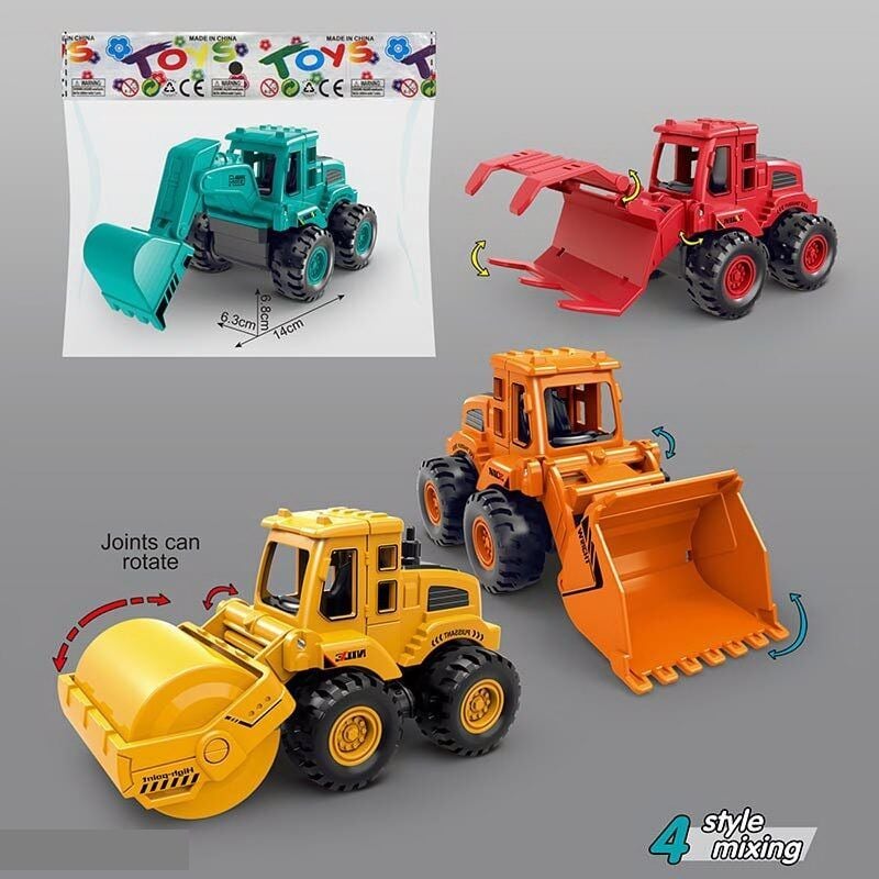 Машина Спецтехніка будівельна інерційний механізм рухливі елементи 12см у пакеті 8839 Китай