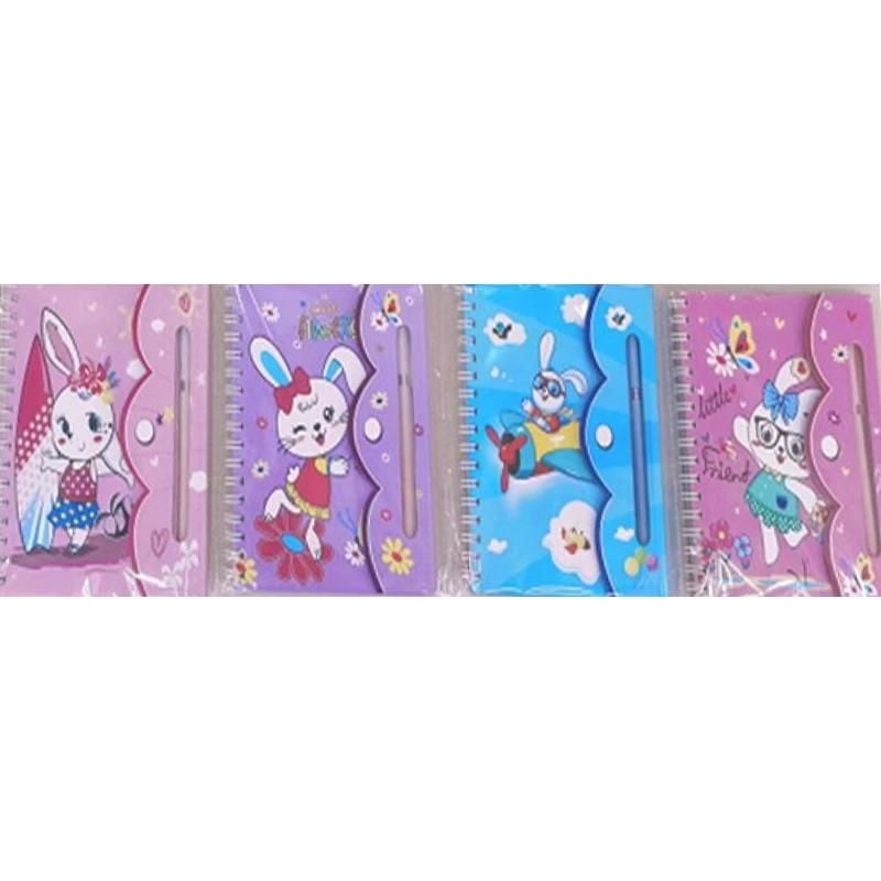 Блокнот на спіралі з замочком "Banana" 11*15см  mix R64951 Китай