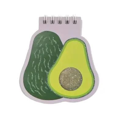 Блокнот на спіралі із замочком "Авокадо" 11*15см mix  64939 Китай