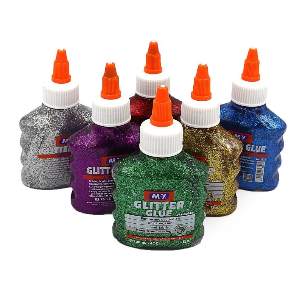 Клей глітерний металізований для творчості 100мл 931 Китай