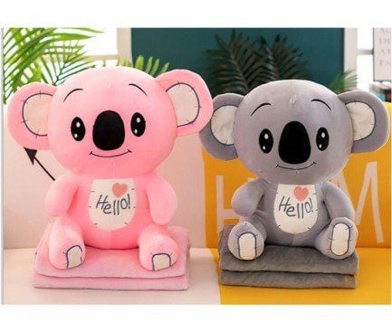 Коала з пледом 104*175см плюш M14491 Китай