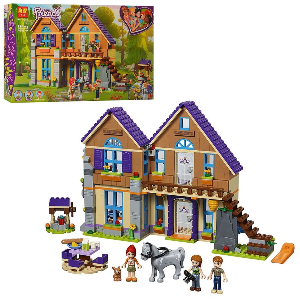 Конструктор  724д Будиночок в лісі фігурки коробка 55*30*6см 11204 Китай