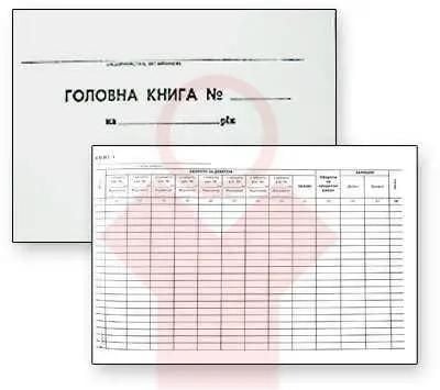 Зошит А4 Бухгалтерська Головна книга 50арк офсет 999898 поліграфіст