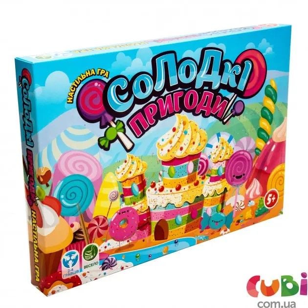 Гра настільна Солодкі пригоди укр у коробці 30504 Strateg