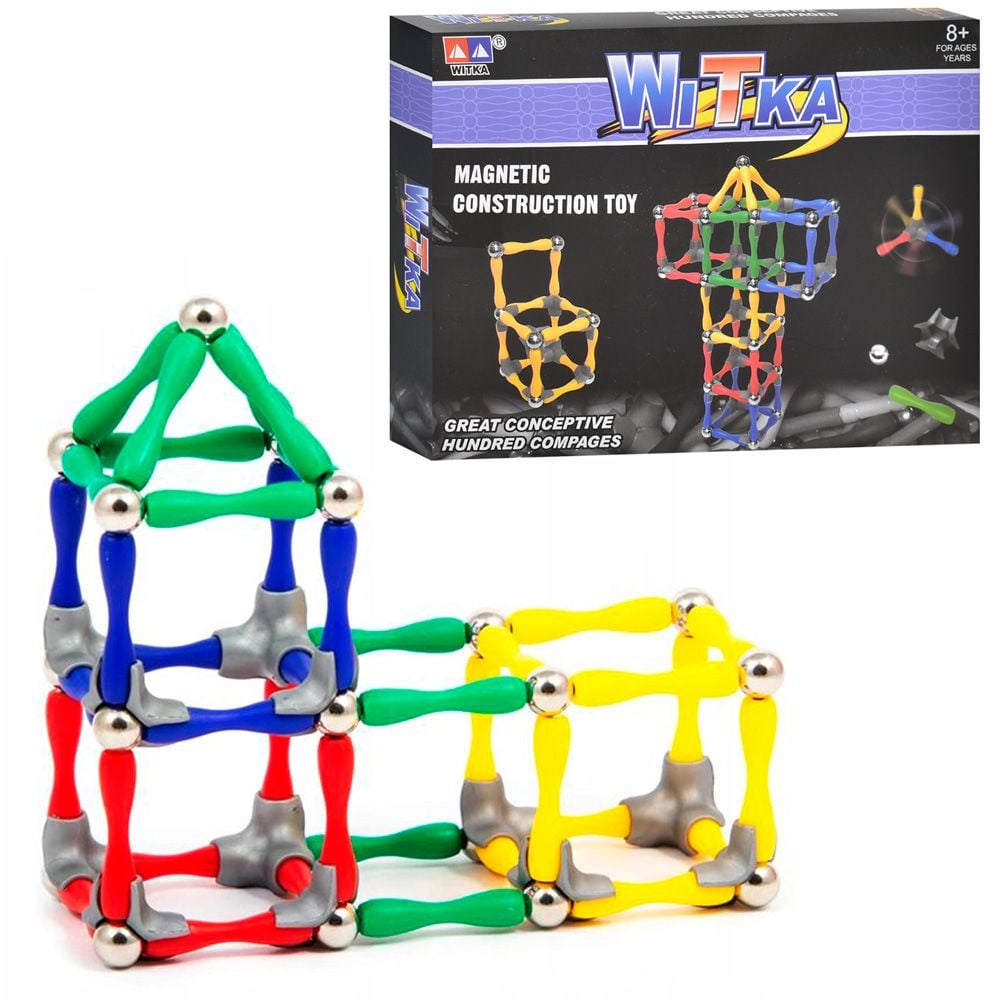 Конструктор манітний 96д у коробці 21*16*3см 00933 witka