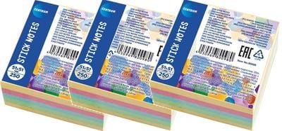 Папір для нотаток кольоровий 250 аркушів 7,5 * 7,5 см Y-250 Китай