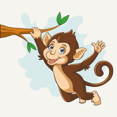 Картина по номерах 30*30см Мавпочка фарби пензли в термоплівці 15030-AC Art Craft