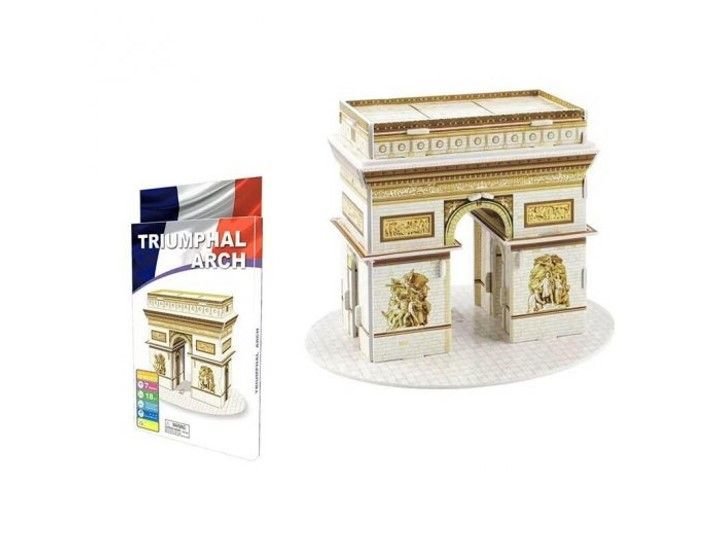 3D пазли TRIUMPHAL ARCH 18ел в коробці 25*14*1см HS-M20615 Китай