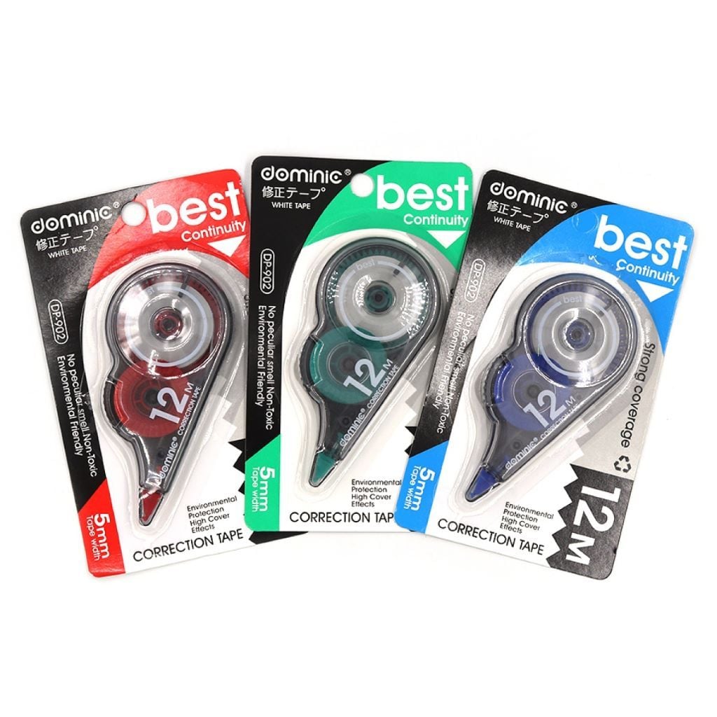 Коректор стрічка 12м 5мм Best блістер 14*10см 12316/DP-902 Dominic
