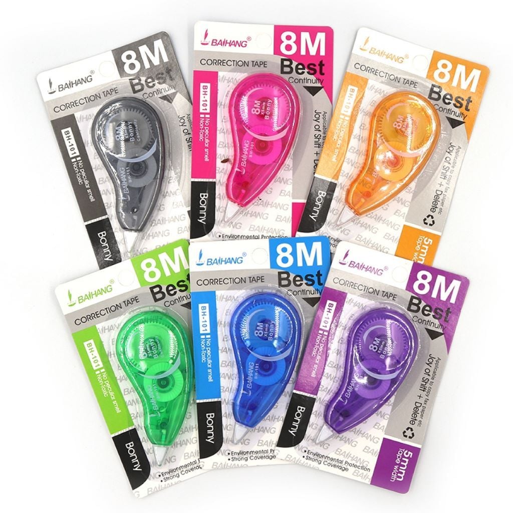 Коректор стрічка 5мм 8м Best на планшеті 14*10см DSCN3997/BH-101 bahang