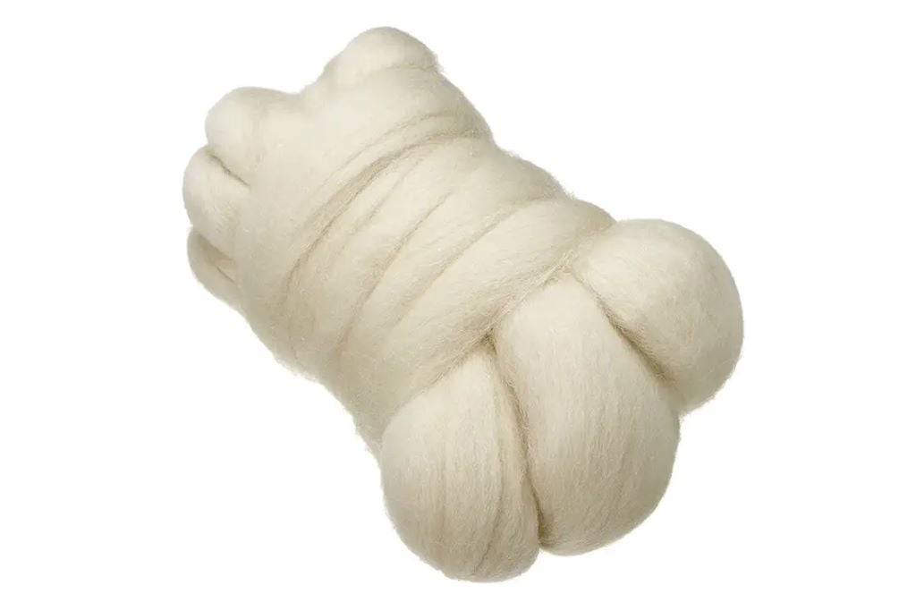 Слівер для валяння 100гр 454 Наша пряжа