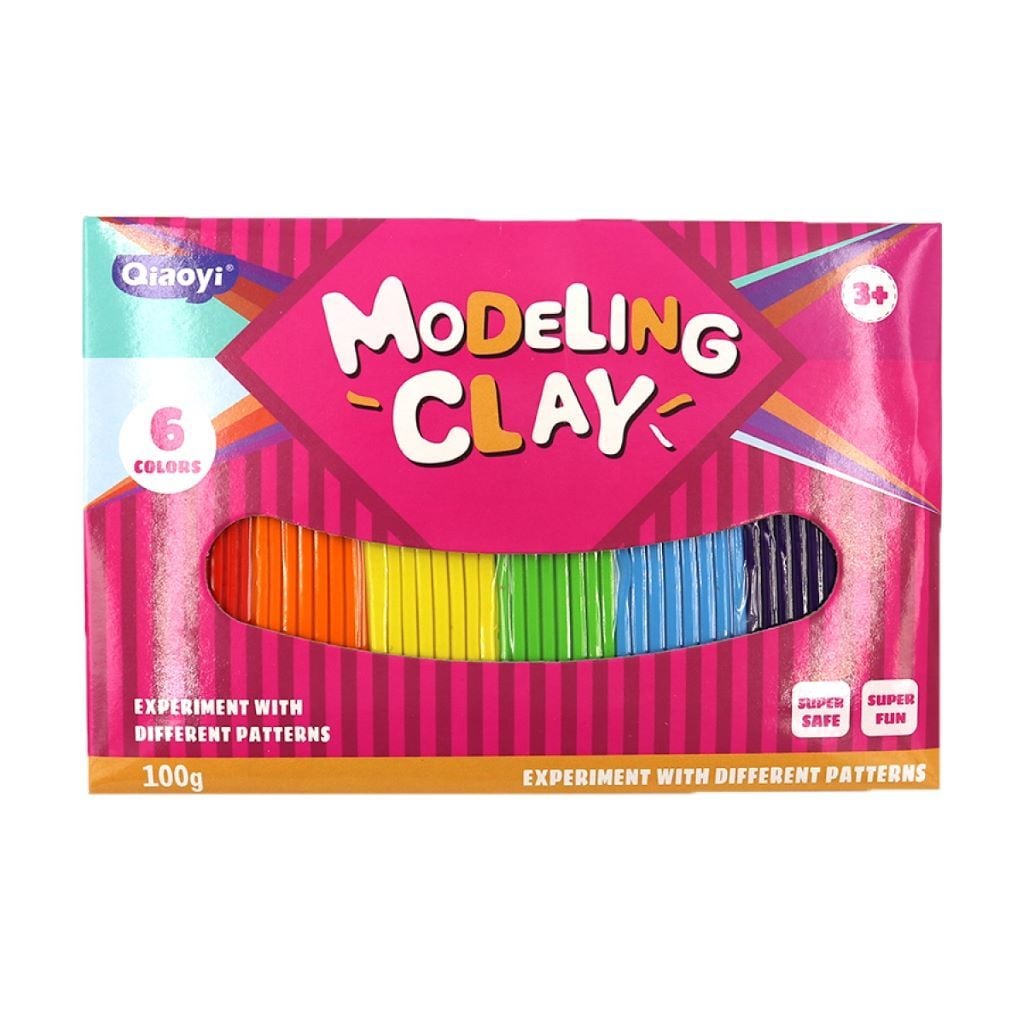 Пластилін Modeling  Clay 6кол. 100г 8020 Китай