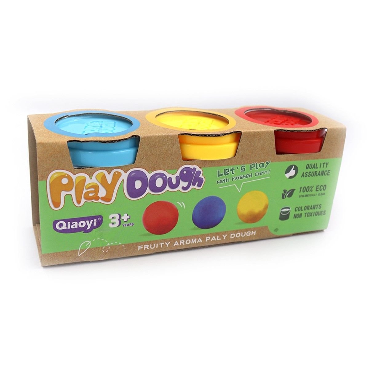 Тісто для ліпки Play Dough 3кол 258гр 8710 Китай