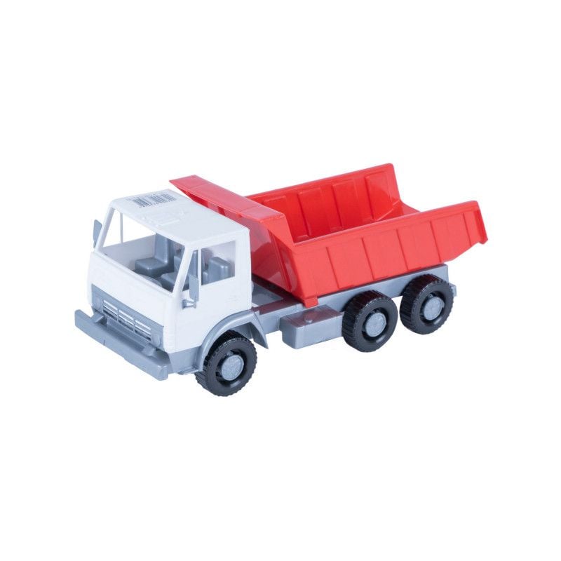 Машина пластик камаз 28см в сітці відкідний кузов 320 оріон