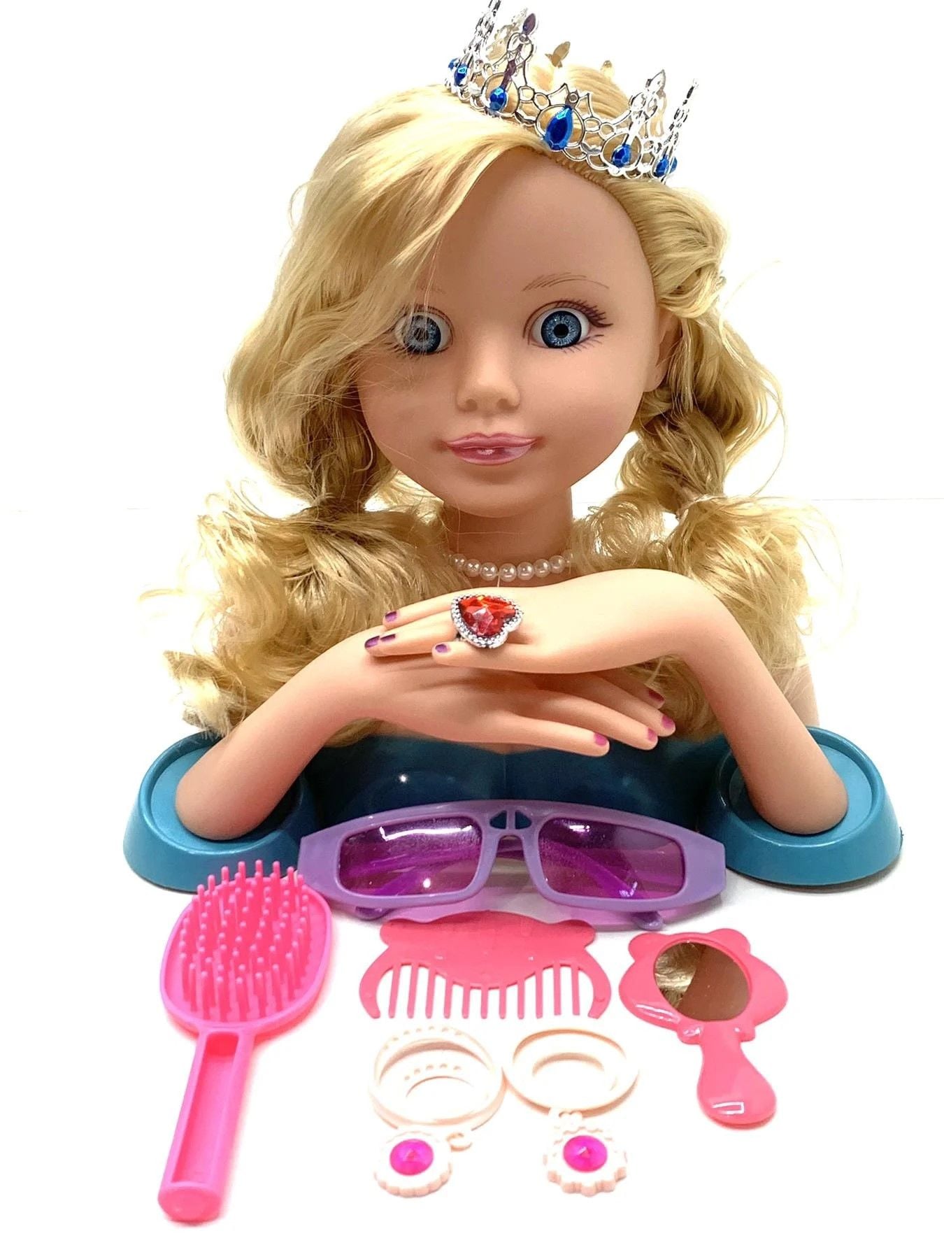 Бюст для зачісок корона гребінці аксесуари в коробці 3399 Китай