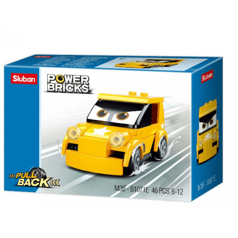 Конструктор 46дет Power Bricks Машина в коробці 14*9*4см M38-B1071E sluban