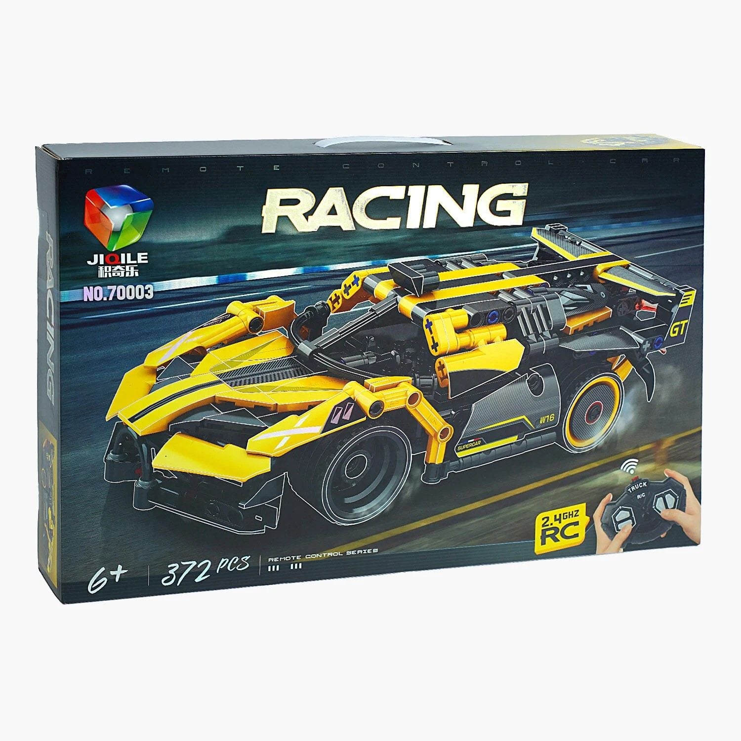 Конструктор Raging 372дет машина р/у на бат в коробці 53*35*7см 70003 Китай