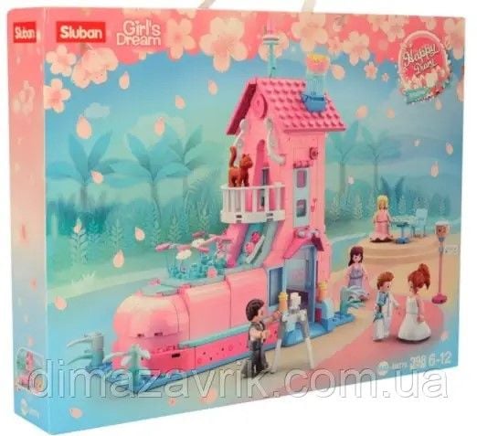Конструктор 398 дет Girls Dream весілля 32*42*7,5 M38-B0770 sluban